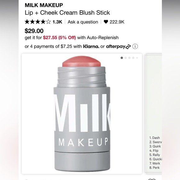 Milk Makeup Makeup Milk Makeup Lip Cheek Cream Blush Stick Poshmark